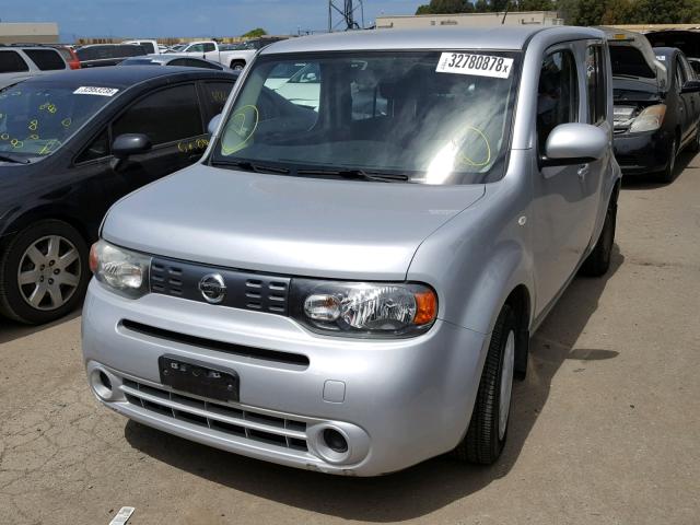 JN8AZ2KRXCT250614 - 2012 NISSAN CUBE BASE SILVER photo 2