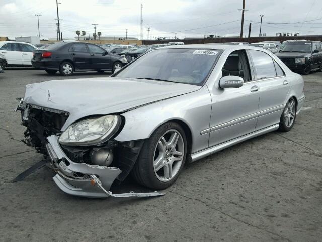 WDBNG75J36A471881 - 2006 MERCEDES-BENZ S 500 SILVER photo 2