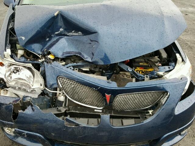 5Y2SL65847Z415572 - 2007 PONTIAC VIBE BLUE photo 7