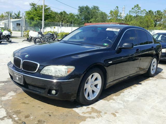 WBAHL83507DT09578 - 2007 BMW 750 I BLACK photo 2