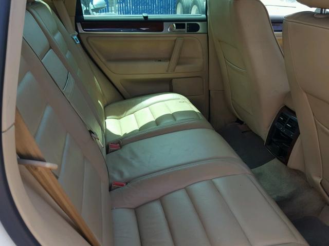 WVGZG77LX5D067275 - 2005 VOLKSWAGEN TOUAREG 3. WHITE photo 6
