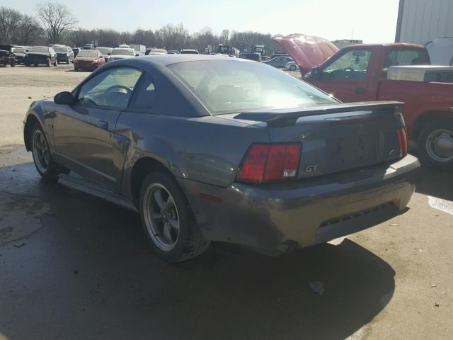 1FAFP42X13F383719 - 2003 FORD MUSTANG GT GRAY photo 3