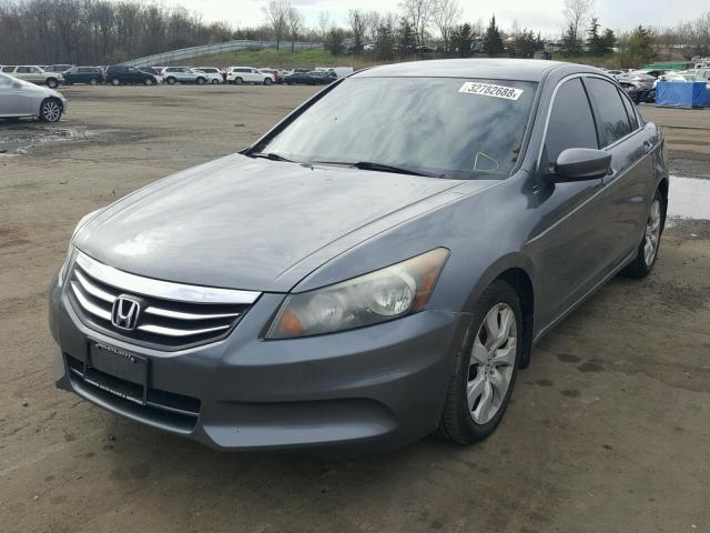 1HGCP2F4XBA015814 - 2011 HONDA ACCORD LXP GRAY photo 2