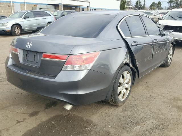 1HGCP2F4XBA015814 - 2011 HONDA ACCORD LXP GRAY photo 4