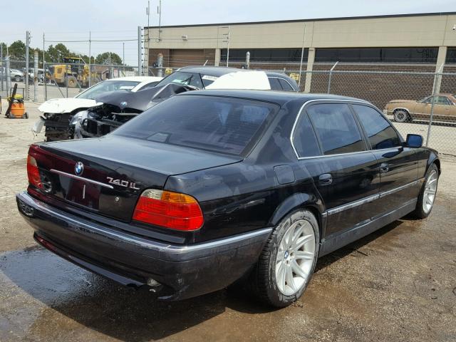 WBAGH8338XDP00098 - 1999 BMW 740 IL BLACK photo 4