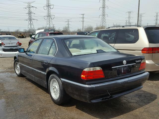 WBAGG83441DN83283 - 2001 BMW 740 I AUTO BLACK photo 3