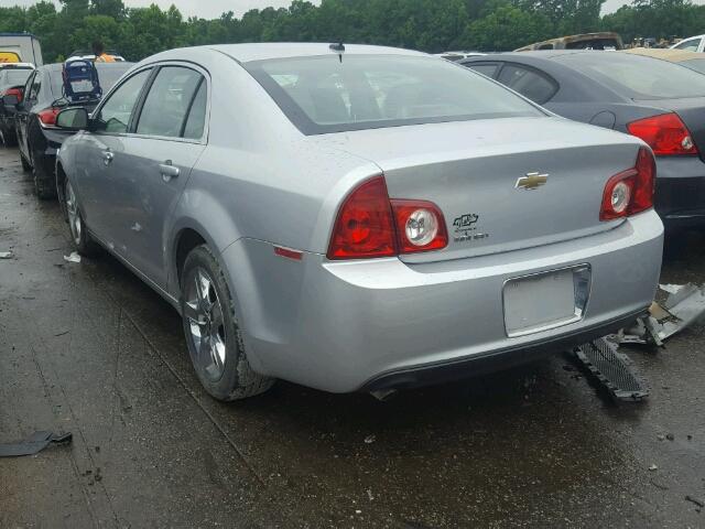 1G1ZB5EB0AF161626 - 2010 CHEVROLET MALIBU LS SILVER photo 3