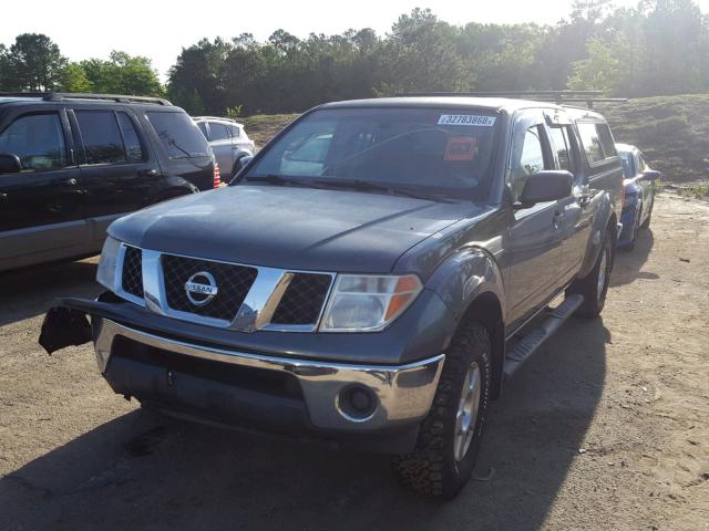 1N6AD09W37C458119 - 2007 NISSAN FRONTIER C GRAY photo 2