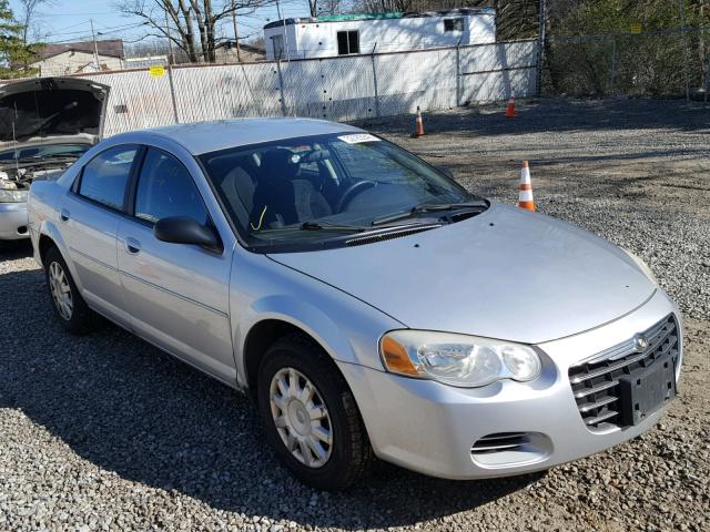 1C3EL46X36N109917 - 2006 CHRYSLER SEBRING SILVER photo 1