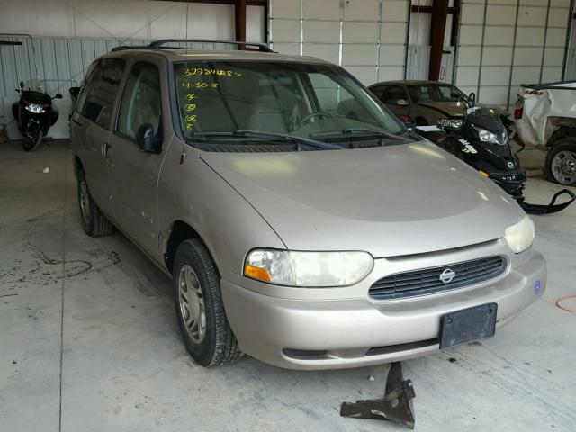 4N2XN11TXYD810672 - 2000 NISSAN QUEST SE BEIGE photo 1