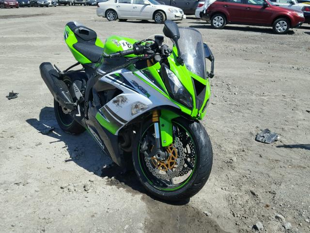 JKBZXJE10FA014824 - 2015 KAWASAKI ZX636 E GREEN photo 1