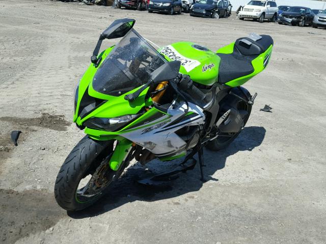 JKBZXJE10FA014824 - 2015 KAWASAKI ZX636 E GREEN photo 2