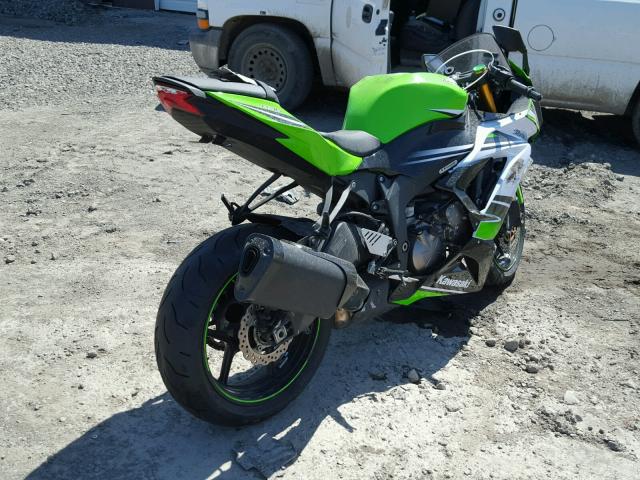 JKBZXJE10FA014824 - 2015 KAWASAKI ZX636 E GREEN photo 4