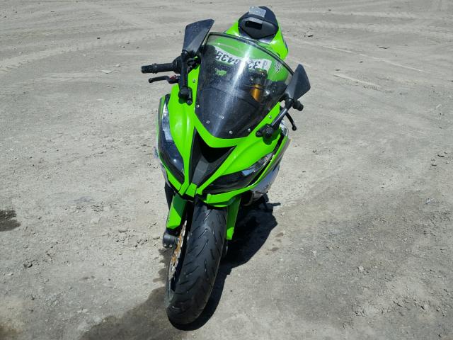 JKBZXJE10FA014824 - 2015 KAWASAKI ZX636 E GREEN photo 9