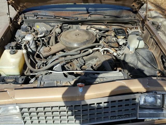 3GCCW80H3FS920965 - 1985 CHEVROLET EL CAMINO GOLD photo 7