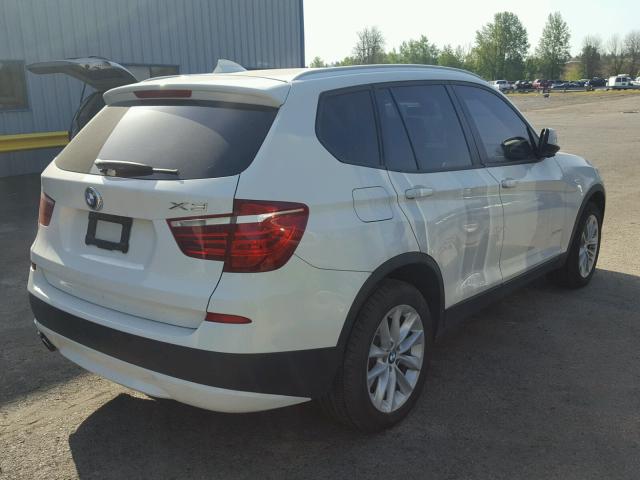 5UXWX9C50DLK59592 - 2013 BMW X3 XDRIVE2 WHITE photo 4