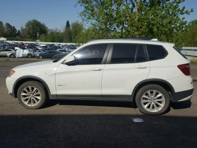 5UXWX9C50DLK59592 - 2013 BMW X3 XDRIVE2 WHITE photo 9