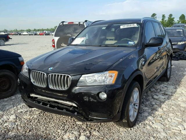 5UXWX9C52D0A24812 - 2013 BMW X3 XDRIVE2 BLACK photo 2