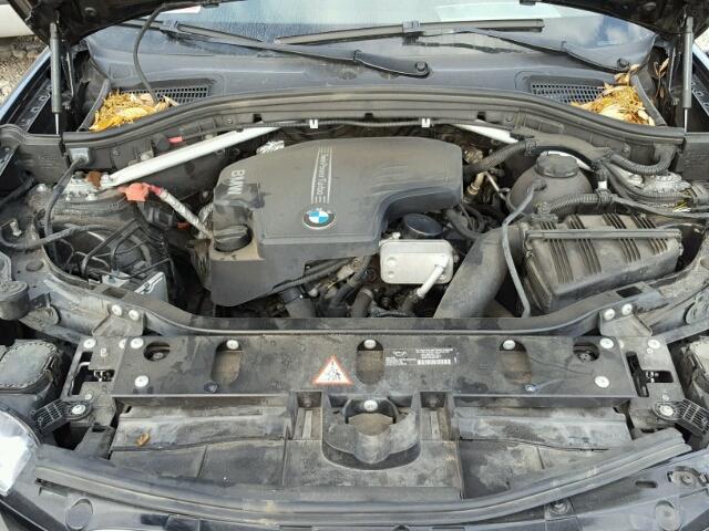 5UXWX9C52D0A24812 - 2013 BMW X3 XDRIVE2 BLACK photo 7