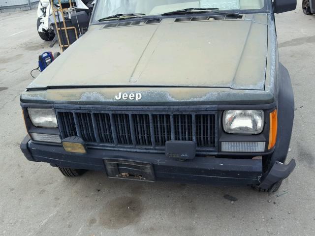 1J4FT28S0SL546084 - 1995 JEEP CHEROKEE S GREEN photo 9