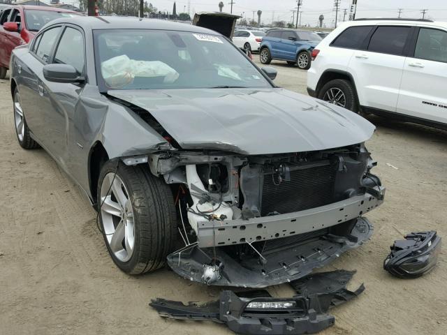 2C3CDXCT3JH133692 - 2018 DODGE CHARGER R/ GRAY photo 1