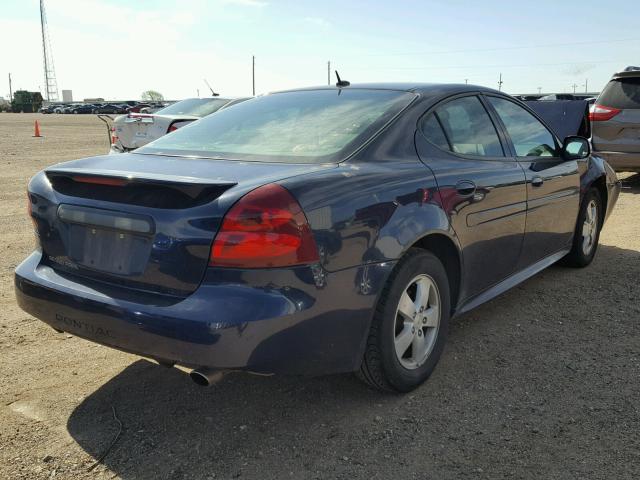 2G2WP552881184783 - 2008 PONTIAC GRAND PRIX BLUE photo 4