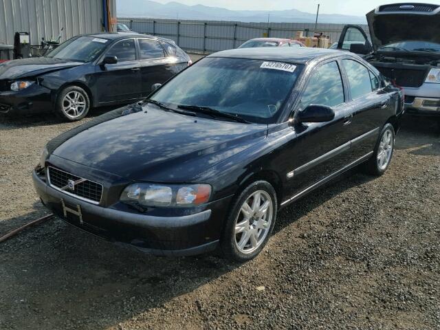 YV1RH58DX22170419 - 2002 VOLVO S60 2.5T BLACK photo 2