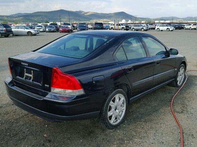 YV1RH58DX22170419 - 2002 VOLVO S60 2.5T BLACK photo 4