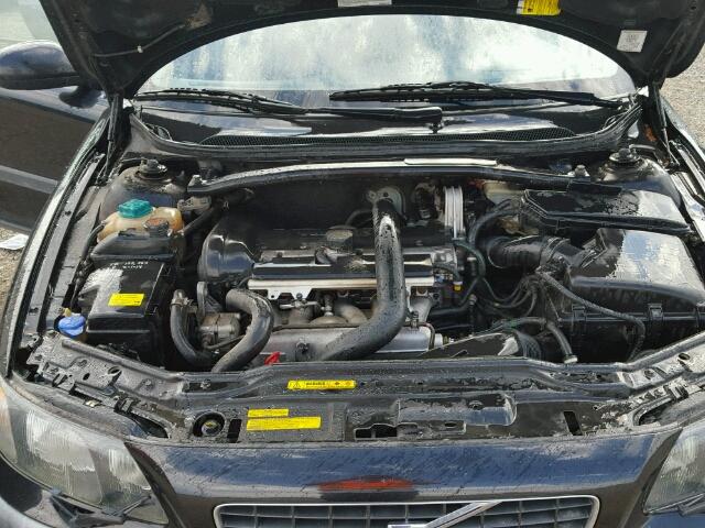 YV1RH58DX22170419 - 2002 VOLVO S60 2.5T BLACK photo 7