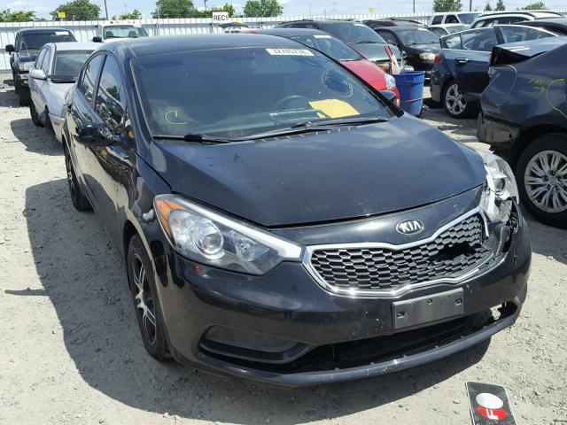 KNAFK4A63F5377459 - 2015 KIA FORTE LX BLACK photo 1