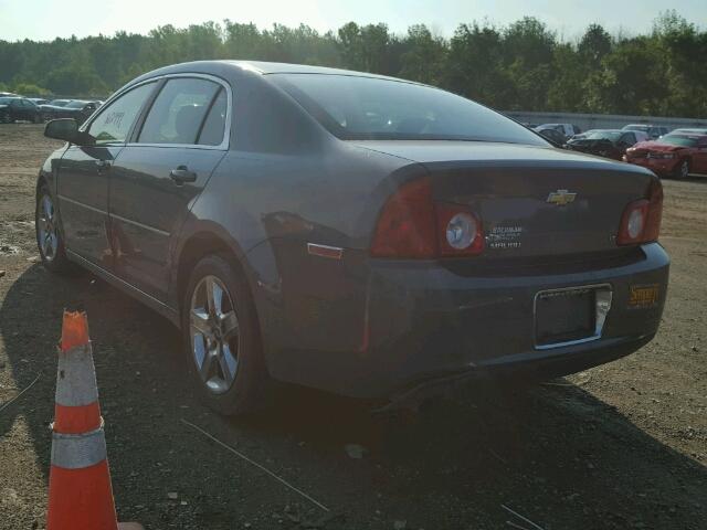 1G1ZH57B194267246 - 2009 CHEVROLET MALIBU 1LT GRAY photo 3