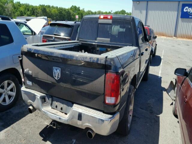 1D3HB13T49J514621 - 2009 DODGE RAM 1500 BLACK photo 4