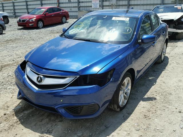 19UDE2F33HA001666 - 2017 ACURA ILX BASE BLUE photo 2