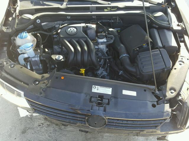 3VW2K7AJ2DM305048 - 2013 VOLKSWAGEN JETTA BASE 黑色 照片 7