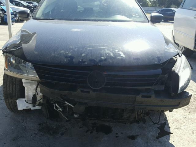 3VW2K7AJ2DM305048 - 2013 VOLKSWAGEN JETTA BASE 黑色 照片 9