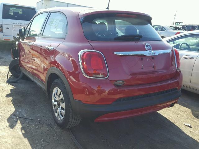 ZFBCFXAT0GP356370 - 2016 FIAT 500X POP RED photo 3