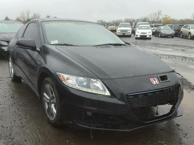 JHMZF1C65DS001018 - 2013 HONDA CR-Z EX BLACK photo 1