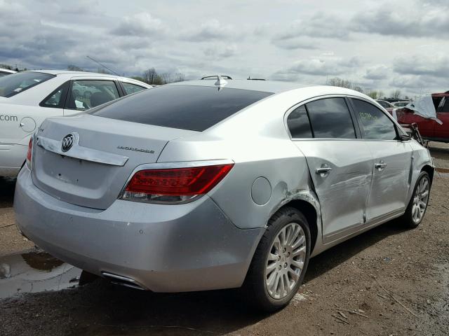 1G4GJ5E3XCF131140 - 2012 BUICK LACROSSE T SILVER photo 4
