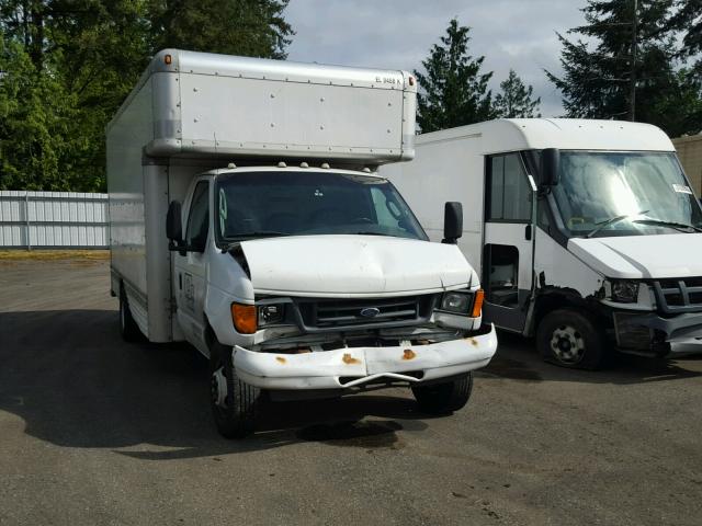 1FDXE45S76DA11754 - 2006 FORD EC VAN 350 WHITE photo 1