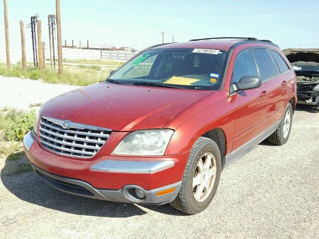 2C4GM68445R234717 - 2005 CHRYSLER PACIFICA T RED photo 2