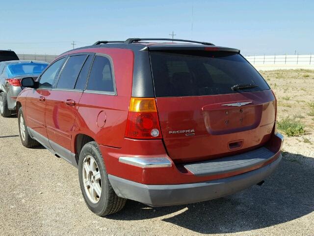 2C4GM68445R234717 - 2005 CHRYSLER PACIFICA T RED photo 3