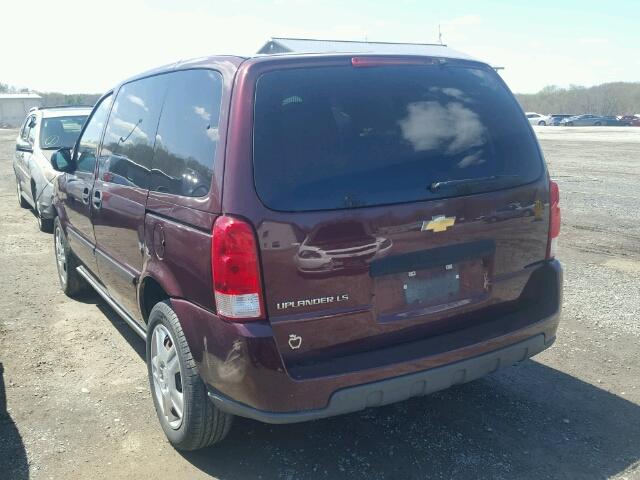 1GNDU23197D135039 - 2007 CHEVROLET UPLANDER L 勃艮第红 照片 3