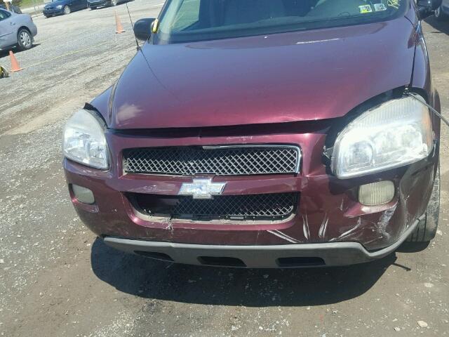 1GNDU23197D135039 - 2007 CHEVROLET UPLANDER L 勃艮第红 照片 9