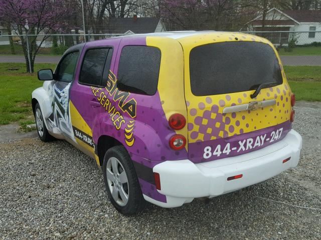 3GNDA13D28S520926 - 2008 CHEVROLET HHR LS WHITE photo 3