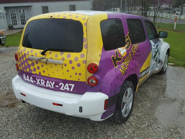 3GNDA13D28S520926 - 2008 CHEVROLET HHR LS WHITE photo 4