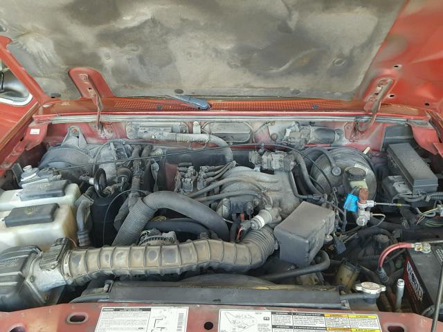 4F4YR16VXYTM20481 - 2000 MAZDA B3000 TROY RED photo 7