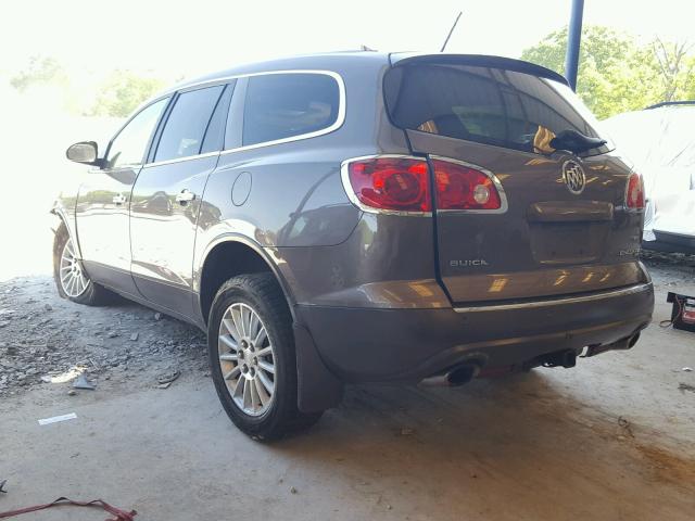 5GAKVCED8CJ402789 - 2012 BUICK ENCLAVE BROWN photo 3