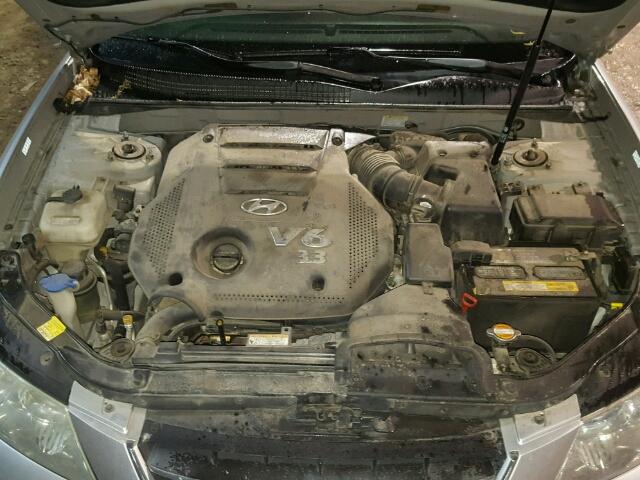 5NPEU46F99H431059 - 2009 HYUNDAI SONATA SE SILVER photo 7