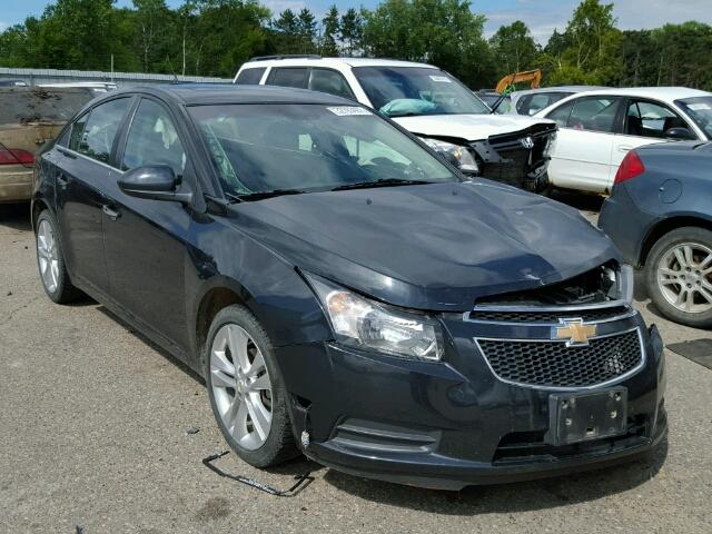 1G1PH5S98B7142535 - 2011 CHEVROLET CRUZE LTZ BLACK photo 1