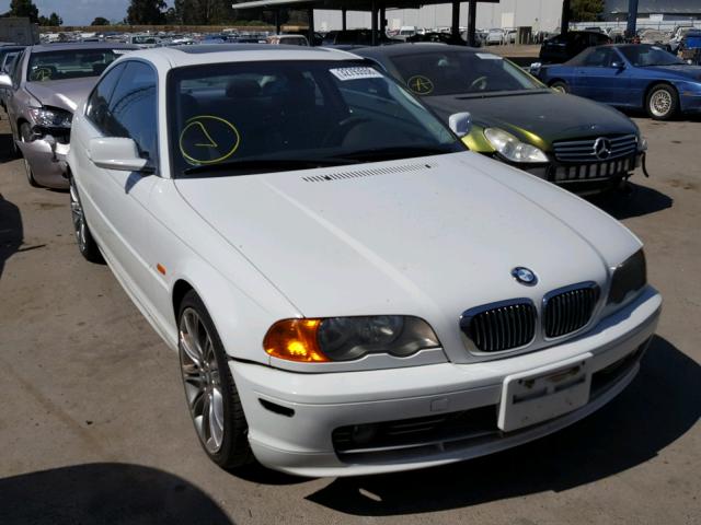 WBABN53401JU34837 - 2001 BMW 330 CI WHITE photo 1